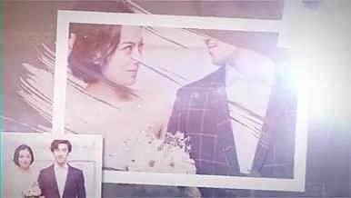 温馨婚礼照片组合展示AE模板视频的预览图